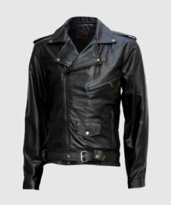 Black Leather Motorcycle Jacket