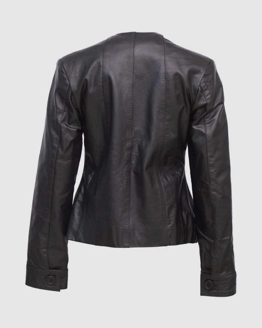 Open Front Collarless Jacket - Image 2