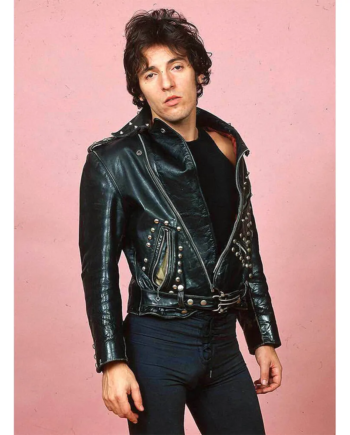 bruce-springsteen-studded-leather-jacket