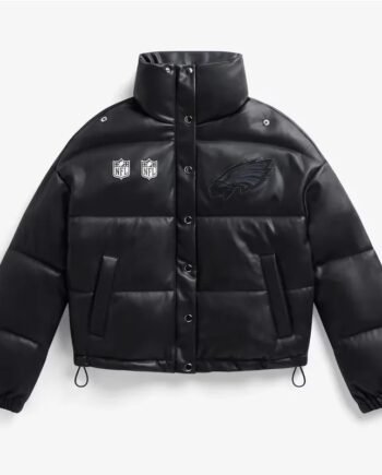 philadelphia-eagles-puffer-leather-jacket