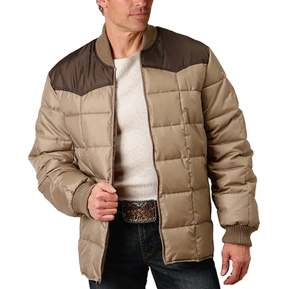 western-yoke-beige-quilted-jacket