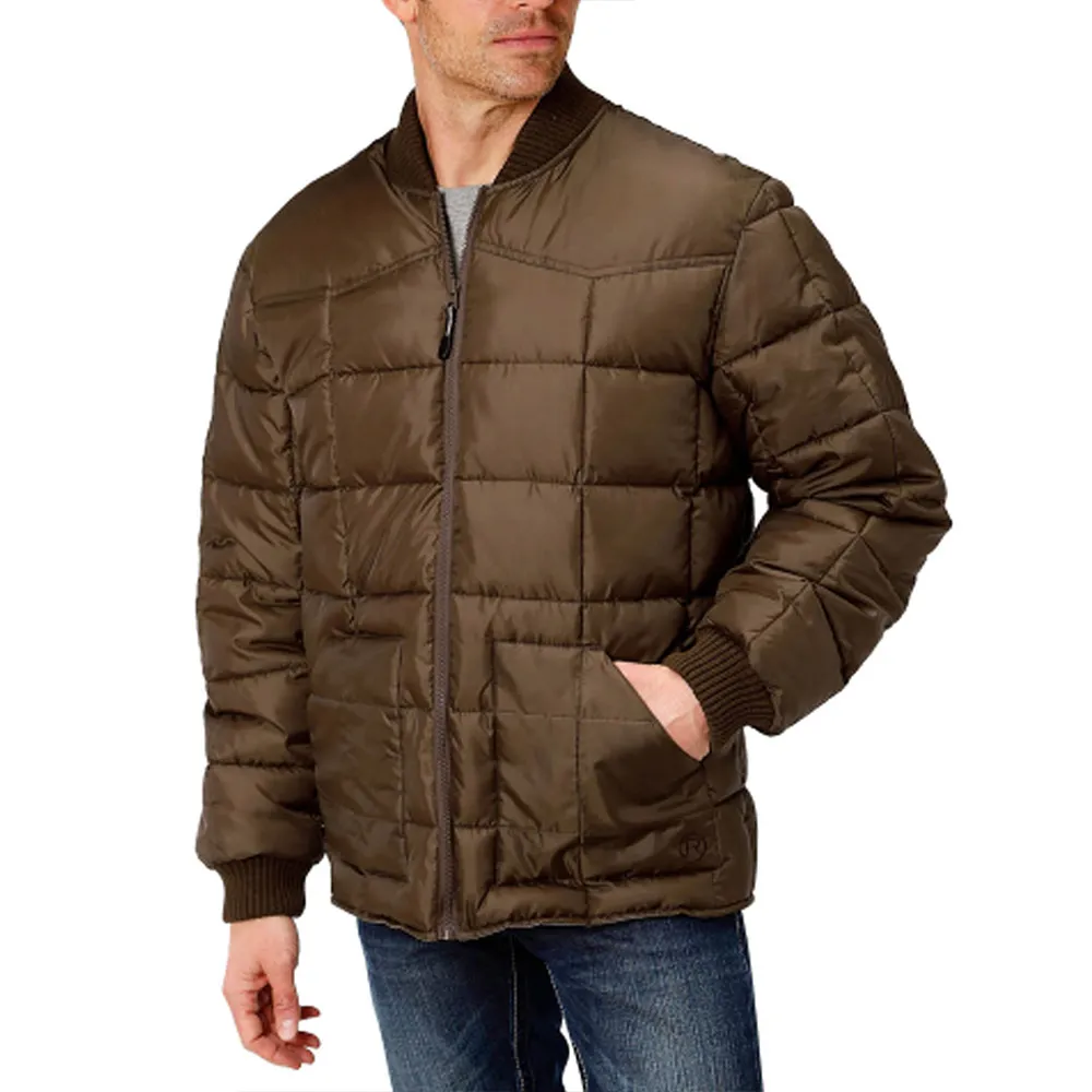 western-yoke-brown-quilted-jacket