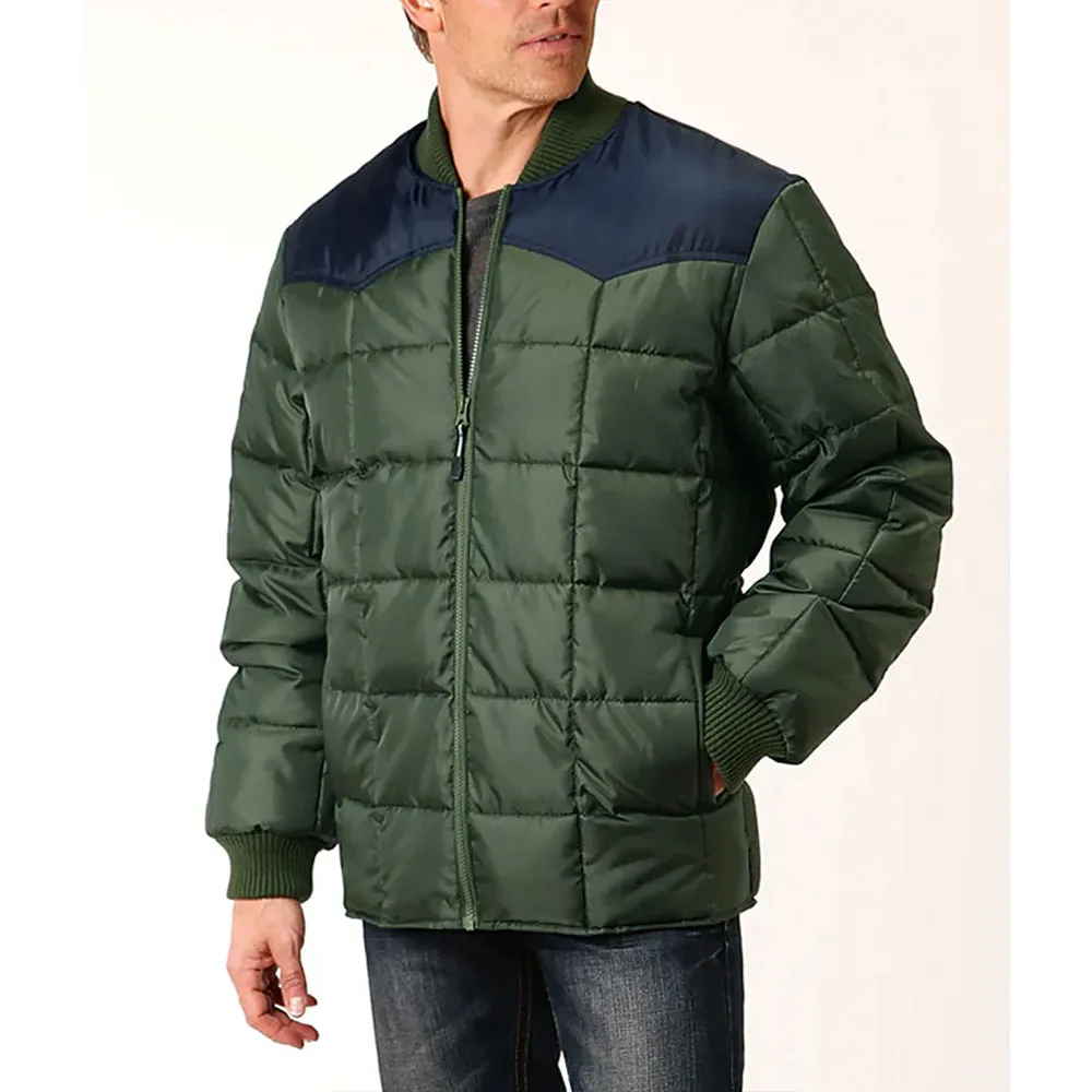 western-yoke-green-quilted-jacket