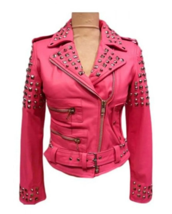 womens-studded-pink-leather-jacket-scaled
