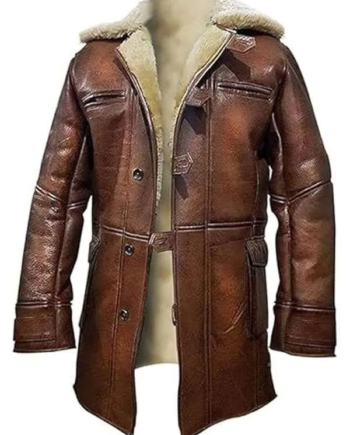 Bane Dark Knight Rises Real Leather Coat