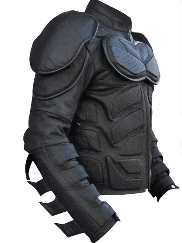 The Dark Knight Batman Motorcycle Leather Jacket for Men