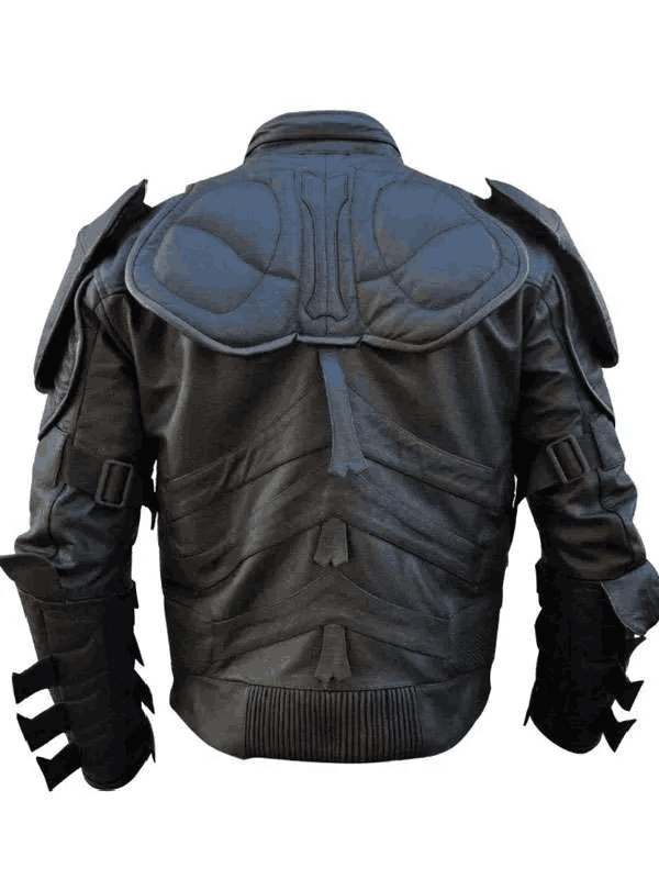 The Dark Knight Batman Motorcycle Leather Jacket for Men