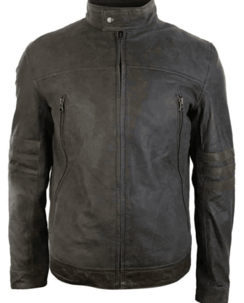 Men's X-Men Origins Wolverine Brown Vintage Leather Jacket