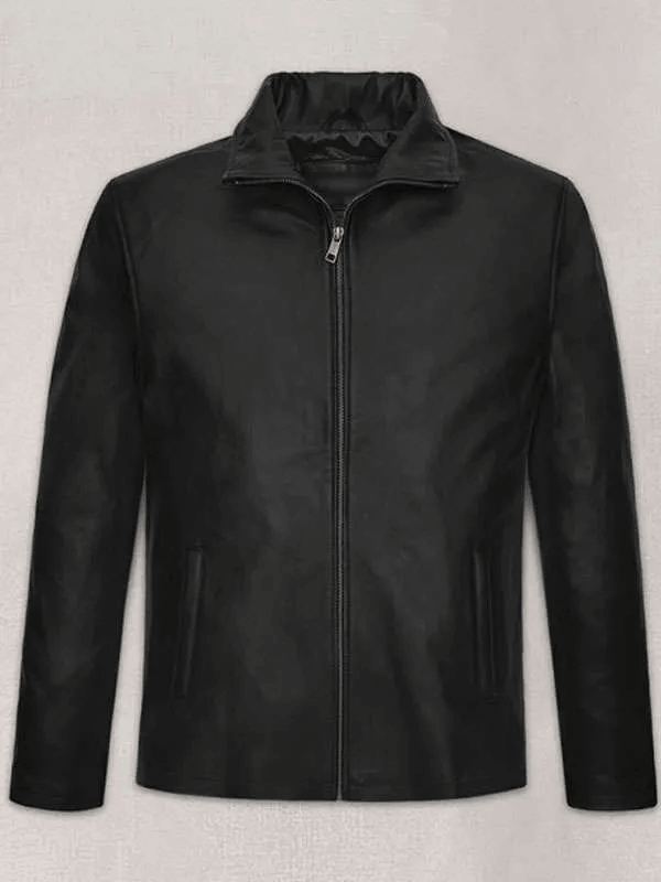 Dr. Ross Geller Friends David Schwimmer Black Leather Jacket