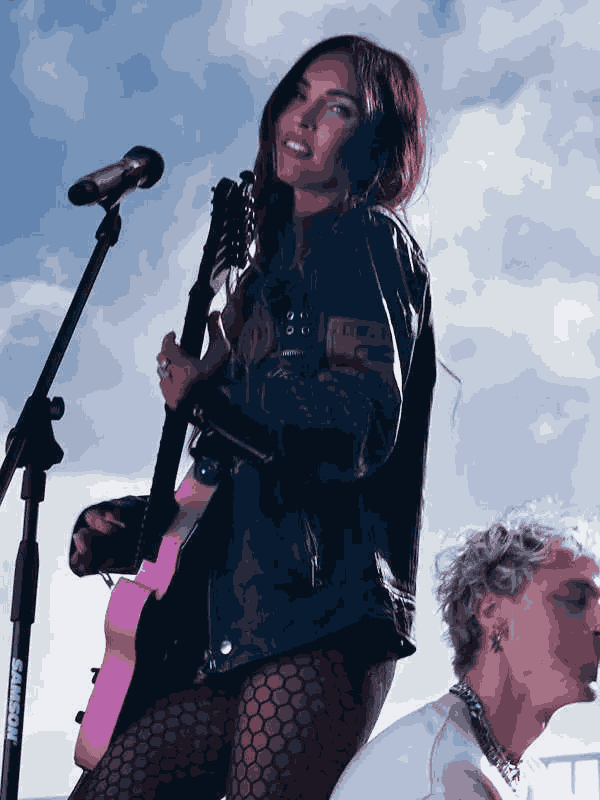 Bloody Valentine Megan Fox Black Leather Biker Jacket