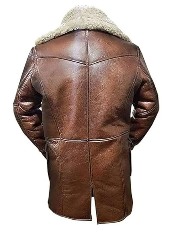 Bane Dark Knight Rises Real Leather Coat