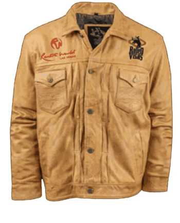 Rodeo Vegas Brown Real Leather Jacket for Men