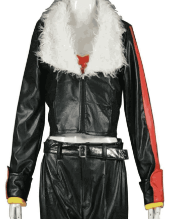 Shadow The Hedgehog Black Costume Leather Jacket