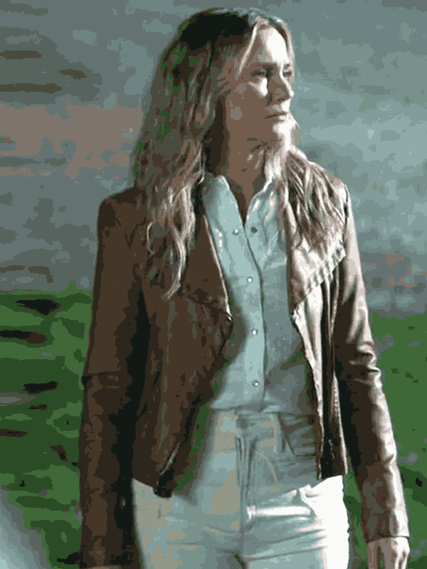 Maryanne Dice The Bondsman Brown Leather Jacket