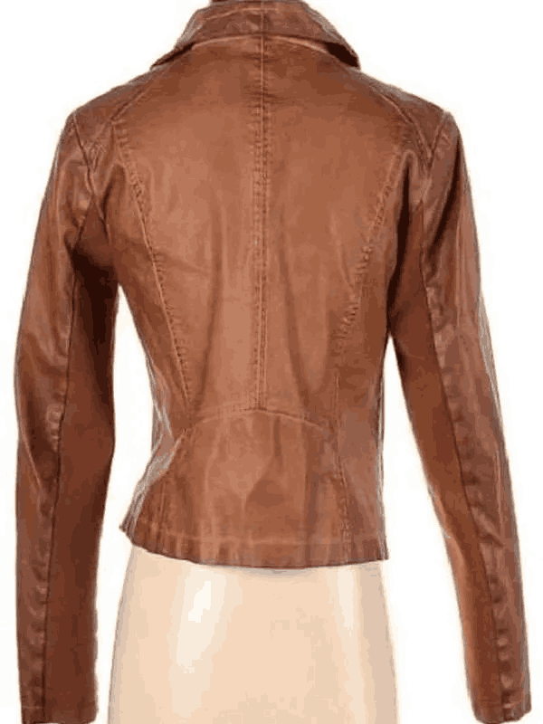 Maryanne Dice The Bondsman Brown Leather Jacket