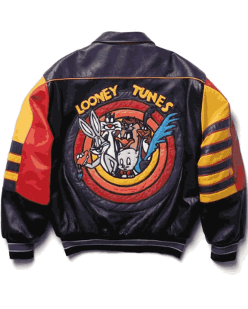 Looney Tunes 90s Letterman Bomber Varsity Jacket